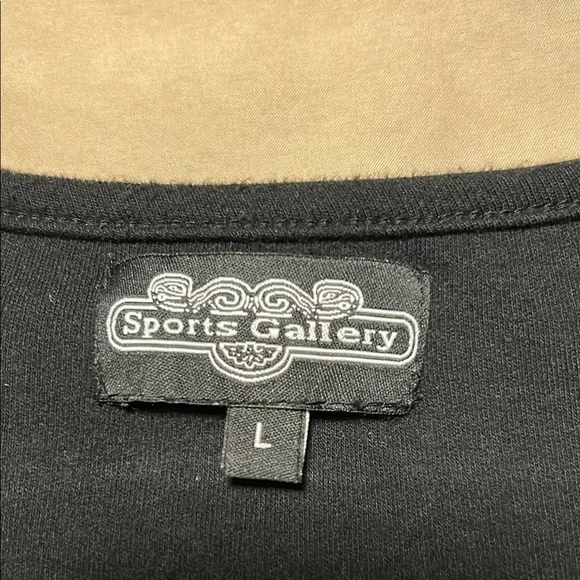 Orange and Black Women's Top with Eagle Design size L - Picture 3 of 6